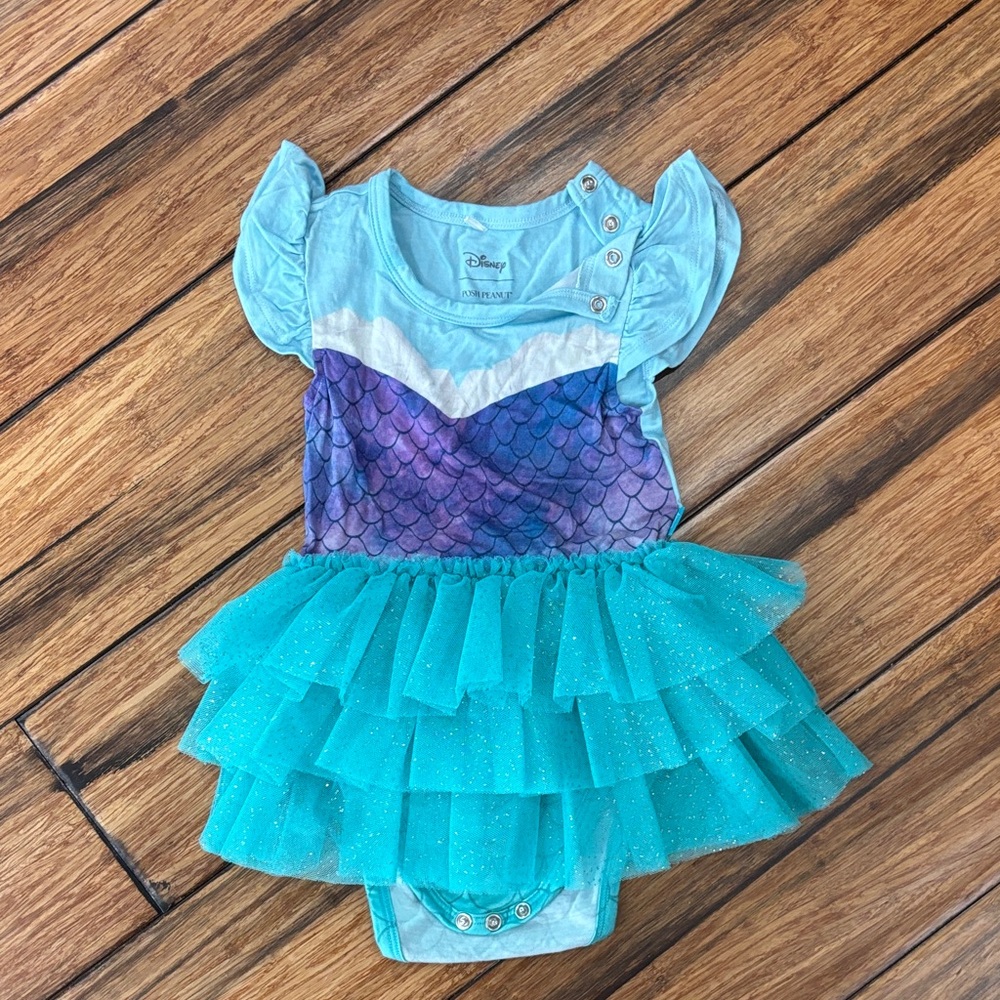 Posh Peanut Teal Turquoise Purple Mermaid Ruffle Tutu Dress